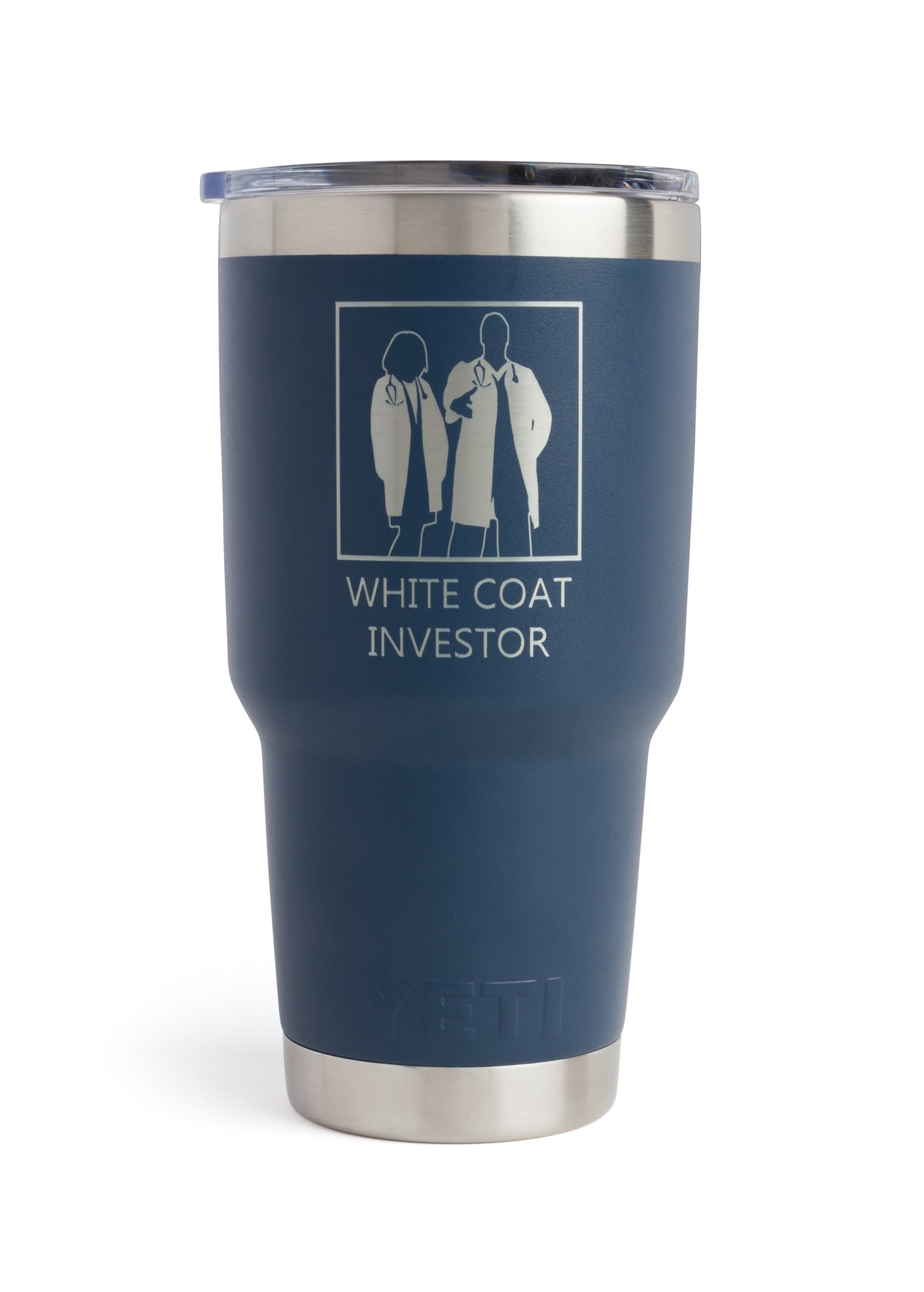 YETI Rambler 30 oz Tumbler With Magslider Lid Stainless Steel Branded Blue  NEW